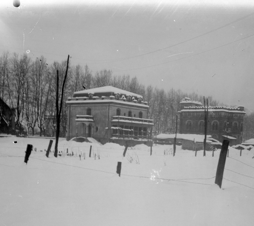 Casa Juncosa, en procés de construcció, 1920 (ACGAX. Fons Sadurní Brunet Pi. Autor: Sadurní Brunet. Codi atribuït 22.1.1.1)
