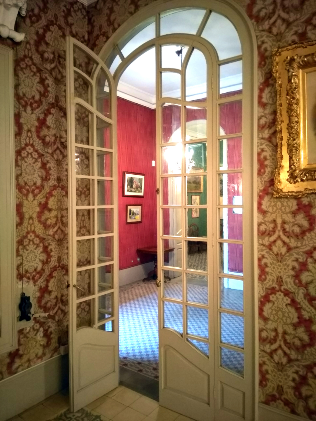 Vista parcial de l'interior casa Pons i Tusquets, 2018 (Foto: Arnau Vergés)