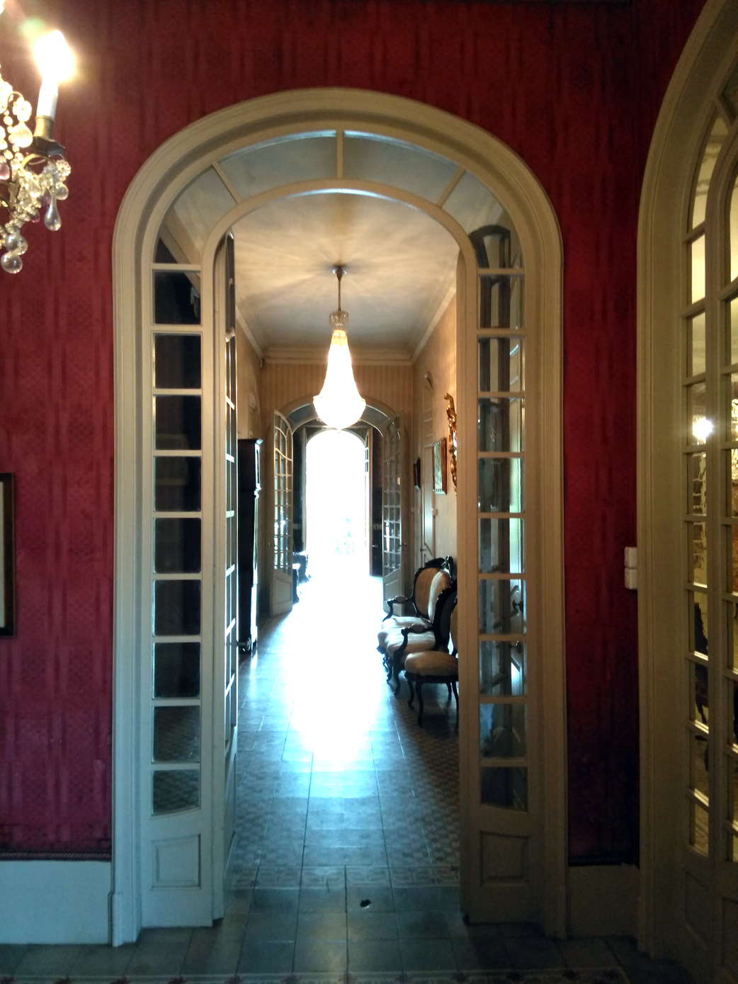 Vista parcial de l'interior casa Pons i Tusquets, 2018 (Foto: Arnau Vergés)